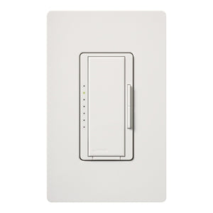Lutron RRD-6CL-SW RadioRA 2 600W Incandescent, 150W CFL or LED Single Pole / Multi Location Dimmer in Snow