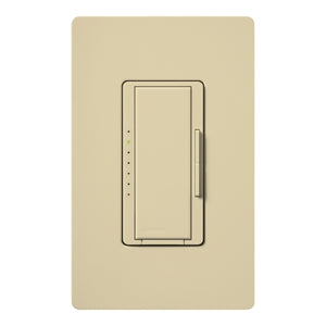 Lutron RRD-6NA-IV RadioRA 2 600W Magnetic / Electronic Low Voltage Phase Adaptive Dimmer with Neutral Wire in Ivory