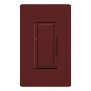 Lutron RRD-6NA-MR RadioRA 2 600W Magnetic / Electronic Low Voltage Phase Adaptive Dimmer with Neutral Wire in Merlot