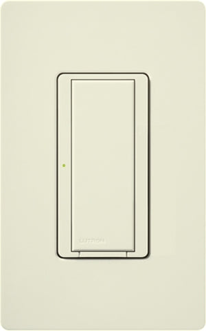 Lutron RRD-8ANS-BI RadioRA 2 120V / 8A Electronic Switch with Neutral Wire in Biscuit