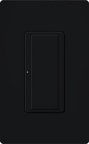 Lutron RRD-8ANS-BL RadioRA 2 120V / 8A Electronic Switch with Neutral Wire in Black