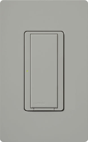 Lutron RRD-8ANS-GR RadioRA 2 120V / 8A Electronic Switch with Neutral Wire in Gray