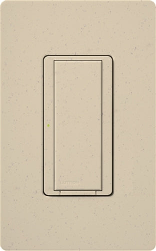 Lutron RRD-8ANS-ST RadioRA 2 120V / 8A Electronic Switch with Neutral Wire in Stone
