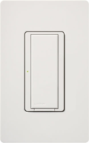 Lutron RRD-8ANS-SW RadioRA 2 120V / 8A Electronic Switch with Neutral Wire in Snow