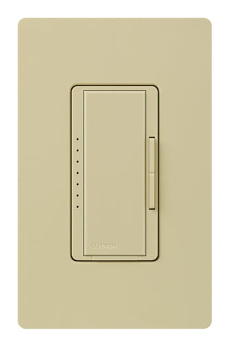 Lutron RRD-PRO-IV 250 W (CFL/LED) or 500 W/VA Incandescent/Halogen/ELV or 400 VA MLV Phase Selectable, Neutral Optional dimmer, Ivory