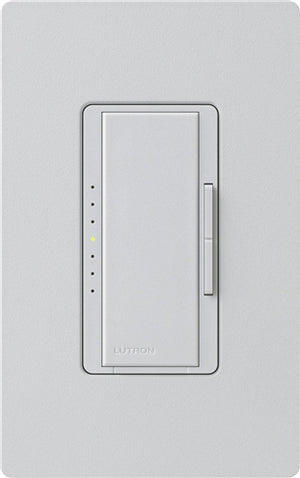 Lutron RRD-PRO-PD 250 W (CFL/LED) or 500 W/VA Incandescent/Halogen/ELV or 400 VA MLV Phase Selectable, Neutral Optional dimmer, Palladium