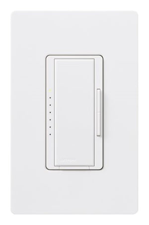 Lutron RRD-PRO-SW 250 W (CFL/LED) or 500 W/VA Incandescent/Halogen/ELV or 400 VA MLV Phase Selectable, Neutral Optional dimmer, Snow