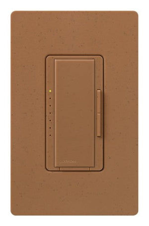 Lutron RRD-PRO-TC 250 W (CFL/LED) or 500 W/VA Incandescent/Halogen/ELV or 400 VA MLV Phase Selectable, Neutral Optional dimmer, Terracotta