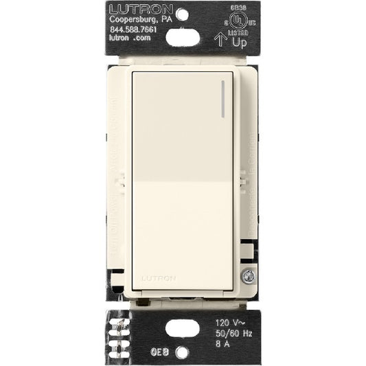 Lutron RRST-8ANS-BI RadioRA 3 Sunnata 8 A Light, 1/4 HP 5.8 A Motor RF Switch in Biscuit