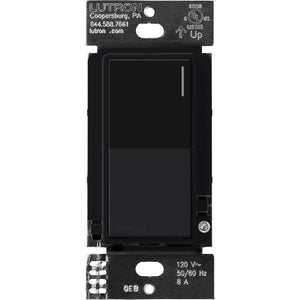 Lutron RRST-8ANS-BL RadioRA 3 Sunnata 8 A Light, 1/4 HP 5.8 A Motor RF Switch in Black