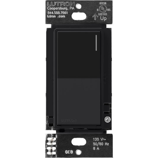 Lutron RRST-8ANS-MN RadioRA 3 Sunnata 8 A Light, 1/4 HP 5.8 A Motor RF Switch in Midnight