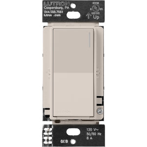 Lutron RRST-8ANS-TP RadioRA 3 Sunnata 8 A Light, 1/4 HP 5.8 A Motor RF Switch in Taupe
