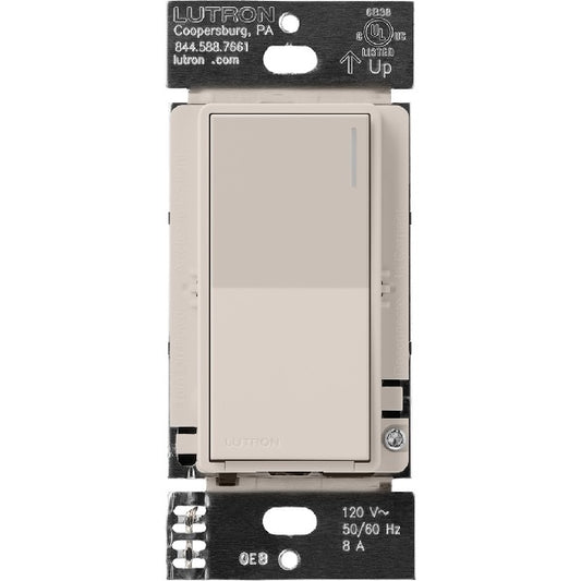 Lutron RRST-8ANS-TP RadioRA 3 Sunnata 8 A Light, 1/4 HP 5.8 A Motor RF Switch in Taupe