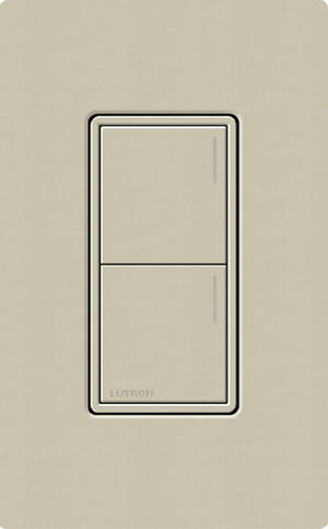Lutron RRST-HN2B-CY RadioRA 3 Sunnata RF Keypad, 2-Button Hybrid Keypad in Clay