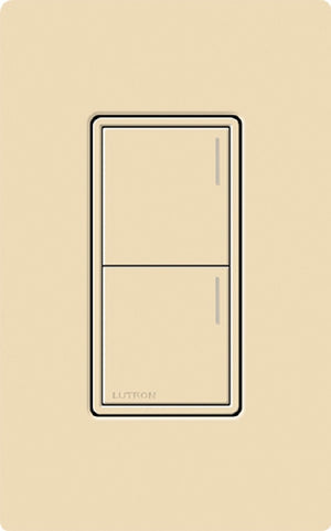 Lutron RRST-HN2B-IV RadioRA 3 Sunnata RF Keypad, 2-Button Hybrid Keypad in Ivory