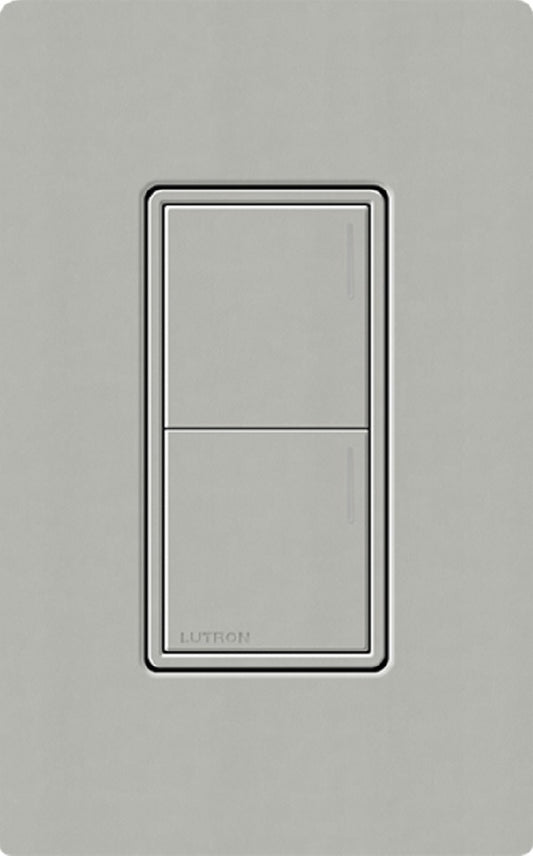 Lutron RRST-HN2B-PB RadioRA 3 Sunnata RF Keypad, 2-Button Hybrid Keypad in Pebble