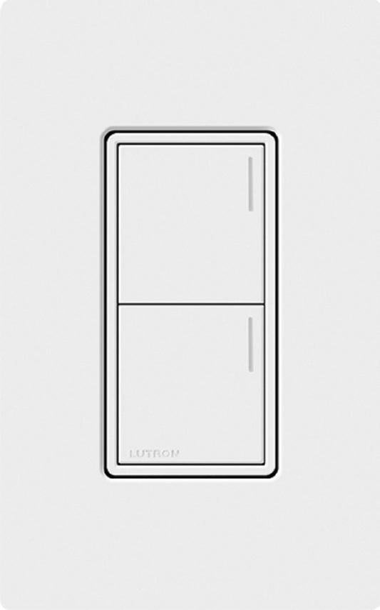 Lutron RRST-HN2B-WH RadioRA 3 Sunnata RF Keypad, 2-Button Hybrid Keypad in White