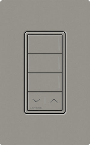 Lutron RRST-HN3RL-CS RadioRA 3 Sunnata RF Keypad, 3-Button with Raise/Lower Hybrid Keypad in Cobblestone