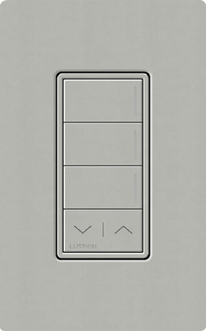 Lutron RRST-HN3RL-PB RadioRA 3 Sunnata RF Keypad, 3-Button with Raise/Lower Hybrid Keypad in Pebble
