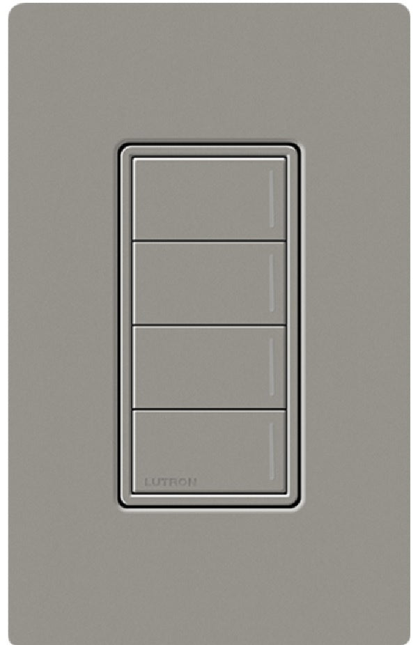 Lutron RRST-HN4B-CS RadioRA 3 Sunnata RF Keypad, 4-Button Hybrid Keypad in Cobblestone