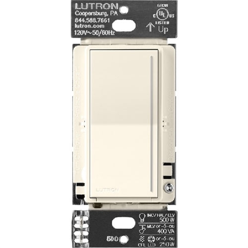 Lutron Sunnata RRST-PRO-N-BI RadioRA 3 PRO LED+ RF Touch Single Pole/ Multi-Location Dimmer in Biscuit