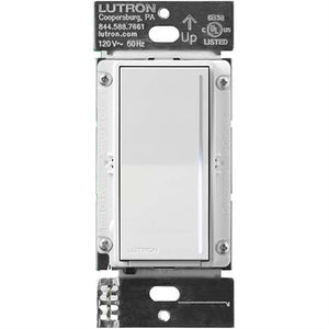 Lutron Sunnata RRST-PRO-N-RW RadioRA 3 PRO LED+ RF Touch Single Pole/ Multi-Location Dimmer in Architectural White