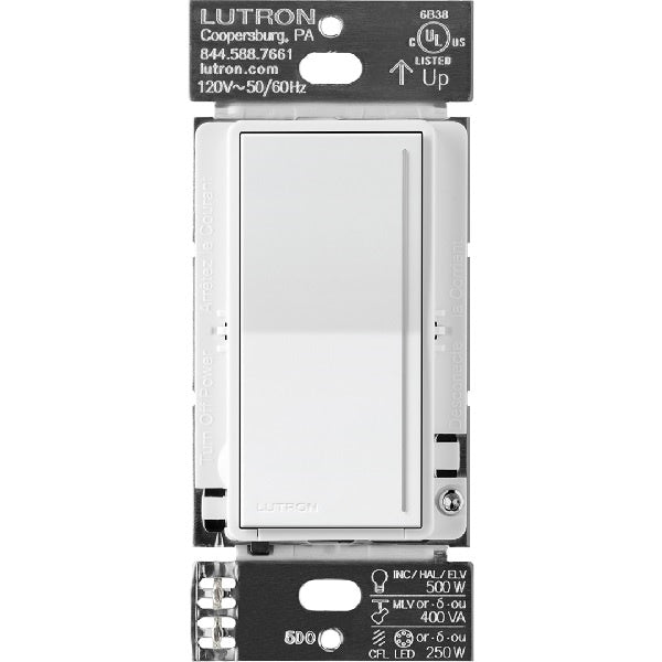 Lutron RRST-RD-SW RadioRA 3 Sunnata PRO LED+ RF Touch Companion Dimmer in Snow White