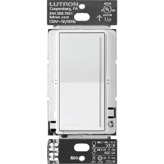 Lutron RRST-RD-SW RadioRA 3 Sunnata PRO LED+ RF Touch Companion Dimmer in Snow White