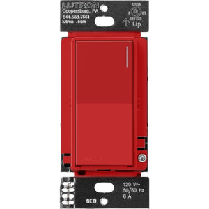 Lutron RRST-RS-SR RadioRA 3 Sunnata RF Companion Switch in Signal Red