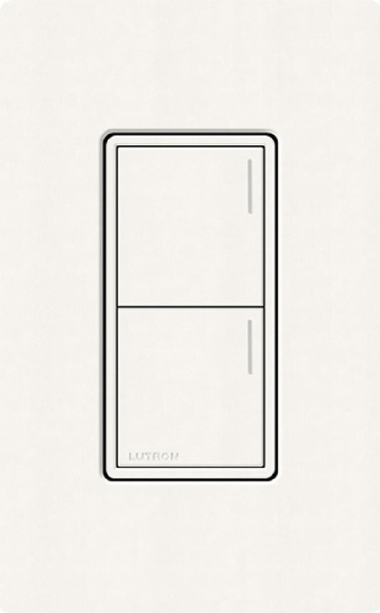 Lutron RRST-W2B-BW RadioRA 3 Sunnata RF Keypad, 2-Button Keypad in Brilliant White