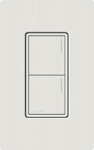Lutron RRST-W2B-LG RadioRA 3 Sunnata RF Keypad, 2-Button Keypad in Lunar Gray