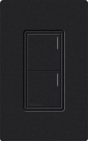 Lutron RRST-W2B-MN RadioRA 3 Sunnata RF Keypad, 2-Button Keypad  in Midnight