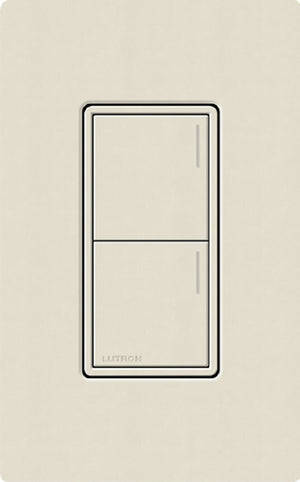 Lutron RRST-W2B-PM RadioRA 3 Sunnata RF Keypad, 2-Button Keypad in Pumice