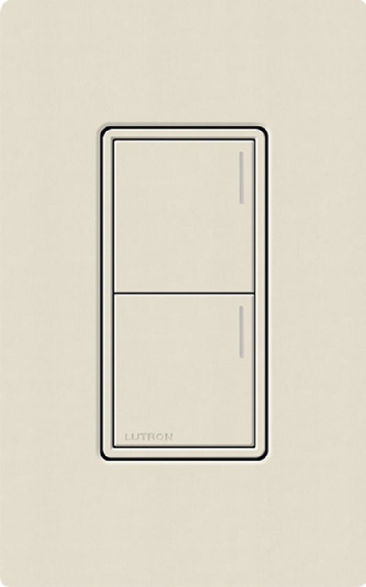 Lutron RRST-W2B-PM RadioRA 3 Sunnata RF Keypad, 2-Button Keypad in Pumice