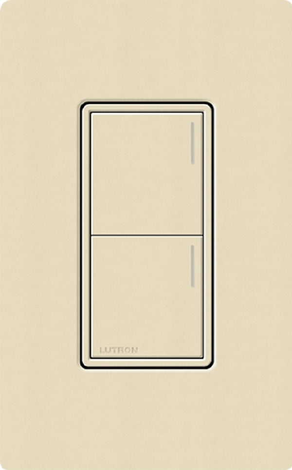 Lutron RRST-W2B-SD RadioRA 3 Sunnata RF Keypad, 2-Button Keypad in Sand