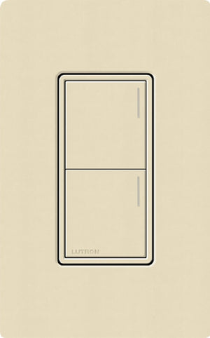 Lutron RRST-W2B-SD RadioRA 3 Sunnata RF Keypad, 2-Button Keypad in Sand
