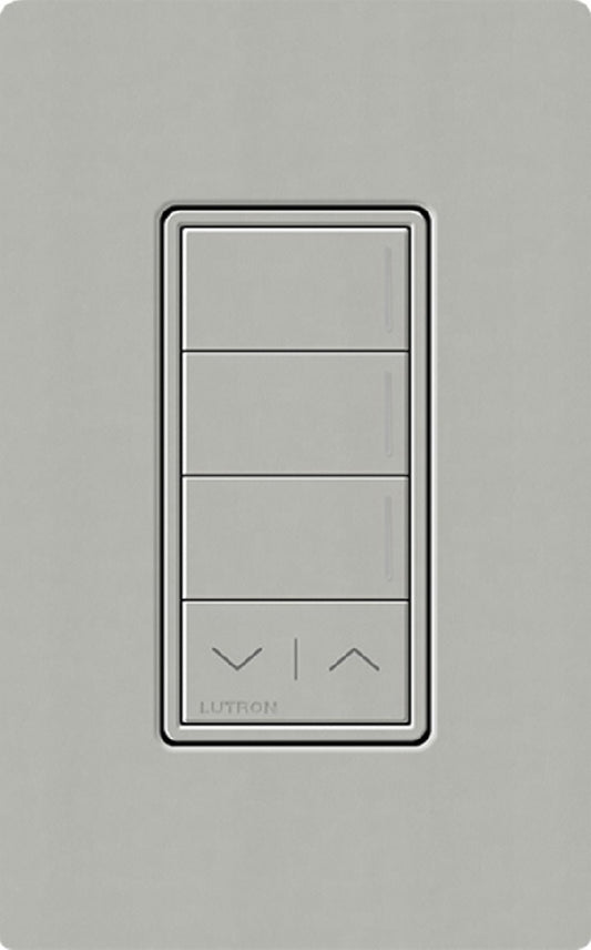 Lutron RRST-W3RL-PB RadioRA 3 Sunnata RF Keypad, 3-Button with Raise/Lower Keypad in Pebble