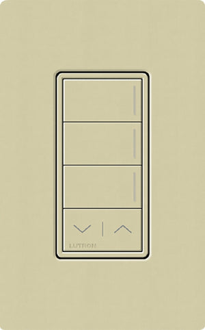 Lutron RRST-W3RL-SA RadioRA 3 Sunnata RF Keypad, 3-Button with Raise/Lower Keypad in Sage