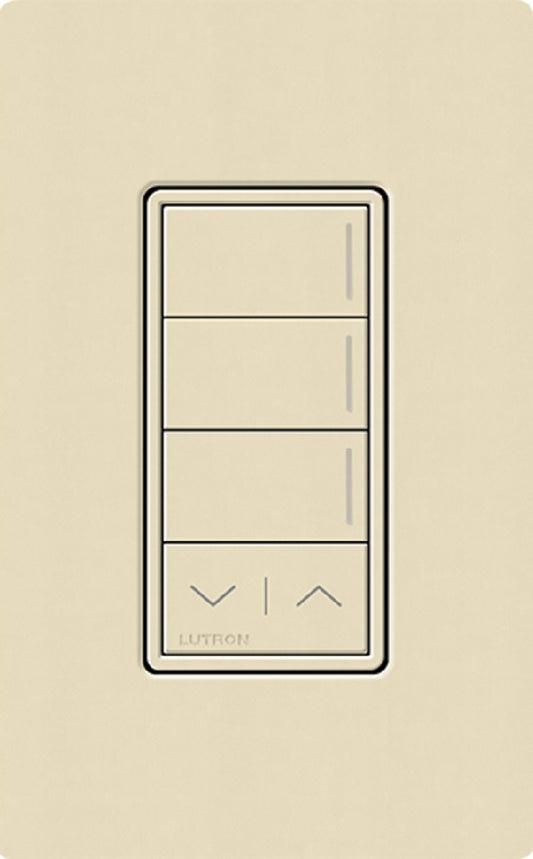 Lutron RRST-W3RL-SD RadioRA 3 Sunnata RF Keypad, 3-Button with Raise/Lower Keypad in Sand