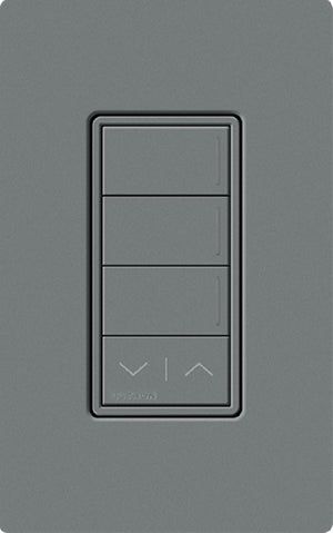 Lutron RRST-W3RL-SL RadioRA 3 Sunnata RF Keypad, 3-Button with Raise/Lower Keypad in Slate