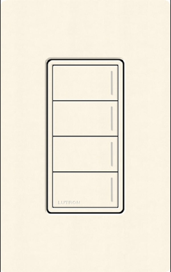Lutron RRST-W4B-BI RadioRA 3 Sunnata RF Keypad, 4-Button Keypad  in Biscuit