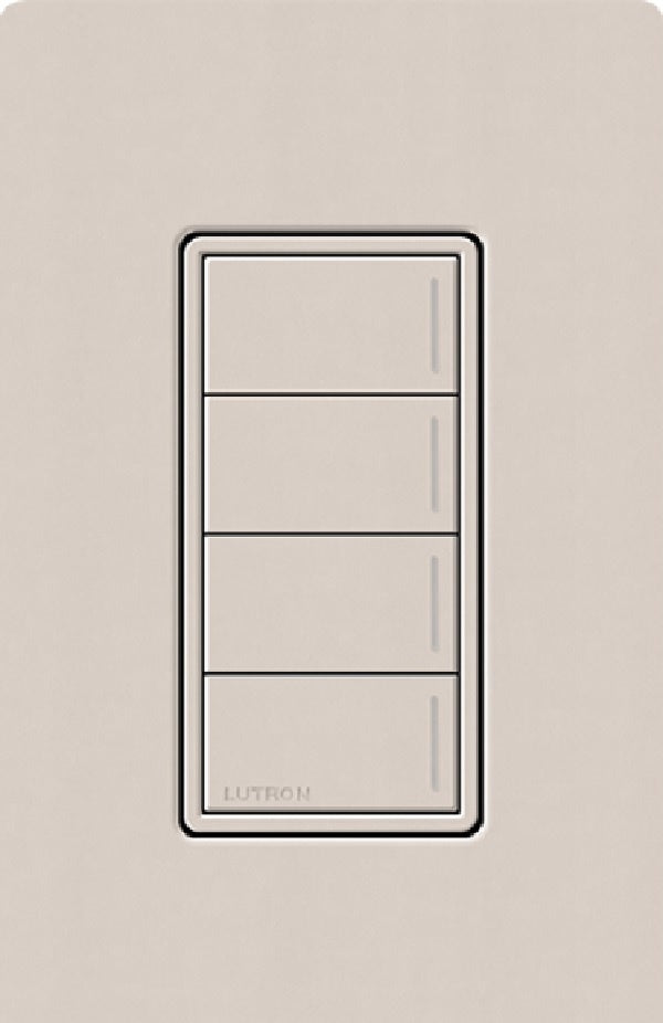 Lutron RRST-W4B-TP RadioRA 3 Sunnata RF Keypad, 4-Button Keypad  in Taupe