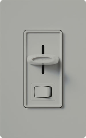 Lutron S-600PH-GR Skylark 600W Incandescent / Halogen Single Pole Preset Dimmer in Gray