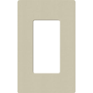 Lutron SC-1-CY Claro Satin Screwless Wallplate 1 Gang in Clay