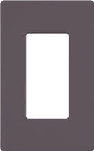 Lutron SC-1-PL Claro Satin Screwless Wallplate 1 Gang in Plum