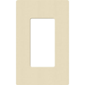 Lutron SC-1-SD Claro Satin Screwless Wallplate 1 Gang in Sand