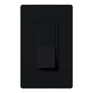 Lutron SC-1PSH-MN Claro Satin 15A Single Pole Switch in Midnight