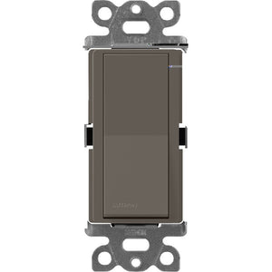 Lutron SC-3PS-TF Claro Satin 15A 3-Way Switch in Truffle