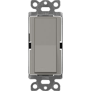 Lutron SC-4PS-CS Claro Satin 15A 4-Way Switch in Cobblestone