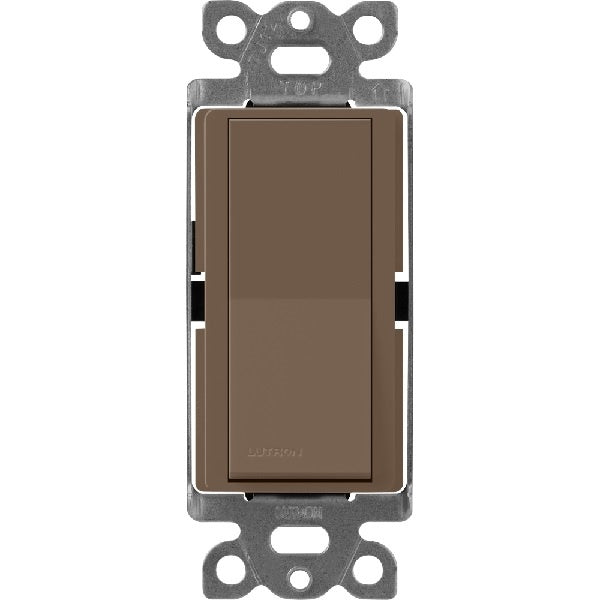 Lutron SC-4PS-EP Claro Satin 15A 4-Way Switch in Espresso